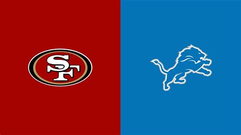 Watch 49ers vs Lions Live Online - VPN For Sports