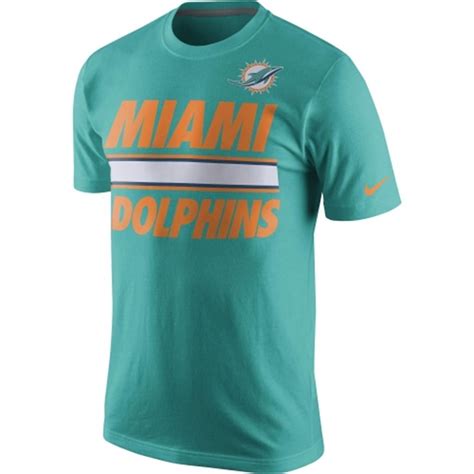 Men's Miami Dolphins Nike Aqua Team Stripe T-Shirt | Miami dolphins t shirt, Miami dolphins ...