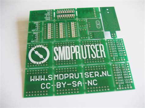 Breakable SMD prototype board | smdprutser.nl