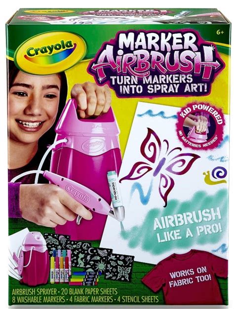 Pink – Crayola Marker Airbrush Kit