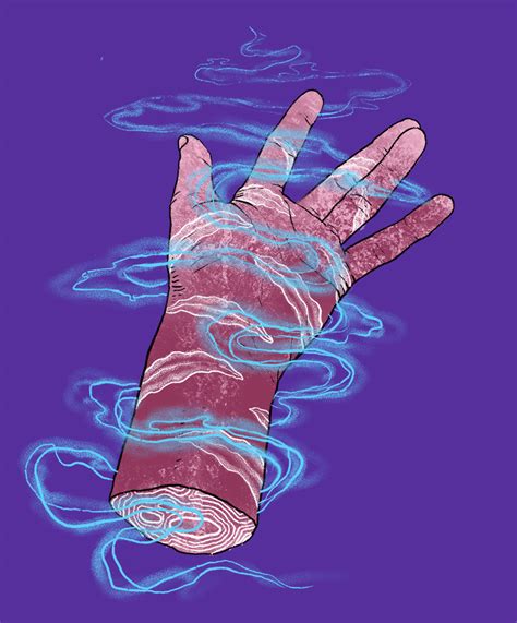 Floating Hand Illustrations - HAPPY DECAY