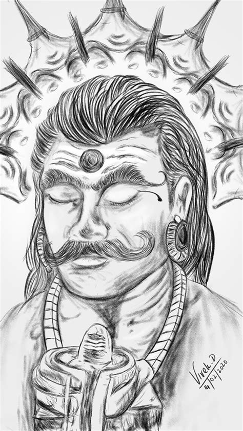 PS Draw-Ravana on Behance