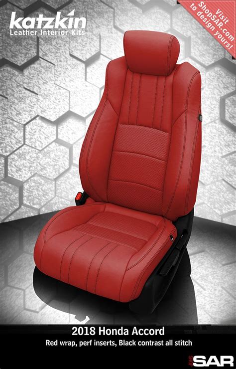 Katzkin Leather | Custom Car Seat Upholstery | Auto Interior | Car leather upholstery, Honda ...