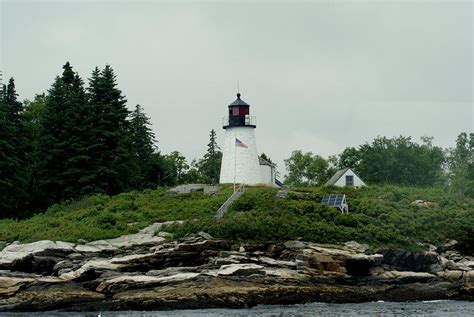 Lighthouse at Boothbay Harbor Photograph by Lois Lepisto | Fine Art America