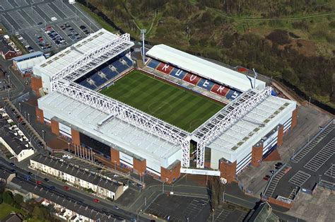 Aerial view of Ewood Park, home of Blackburn Rovers FC - Photographer Liverpool Marketing Events ...