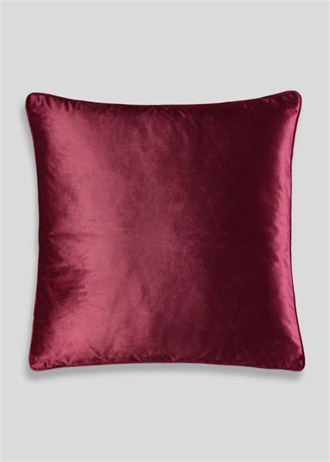 Large Velvet Cushion (58cm x 58cm) – Burgundy | Velvet cushions ...