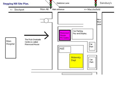 Map Of Stepping Hill Hospital - Map Of The World