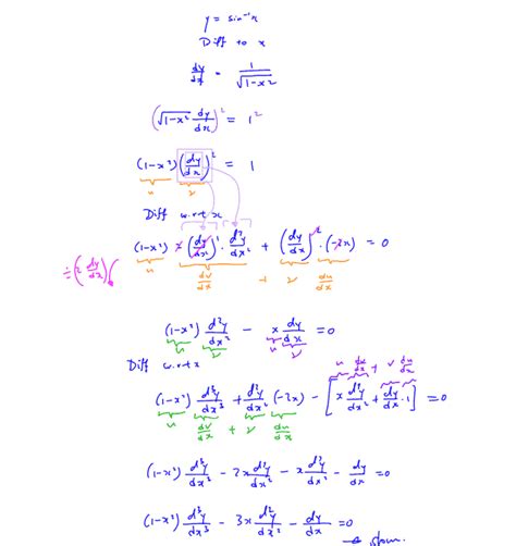 Proving Third Order Differential Equation of arcsin (x) | Tim Gan Math