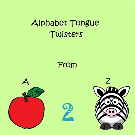 Alphabet Tongue Twisters | Book 731952