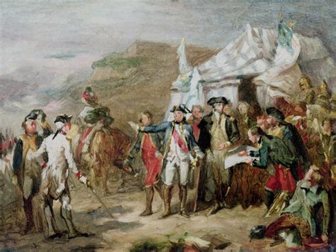 Sketch for the Battle of Yorktown 1st to 17th October 1781 1836 Painting | Louis Charles Auguste ...