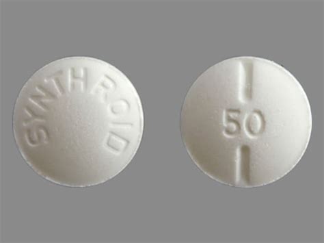 Pill Finder: SYNTHROID 50 White Round - Medicine.com