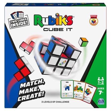 Rubiks Spin Master Rubik's Cube It Puzzle Cube Multicolored 6063266 | Zoro