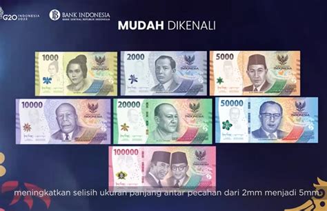 BI Luncurkan Uang Kertas Baru Tahun 2022, Mulai dari Rp 1.000 Hingga Rp ...