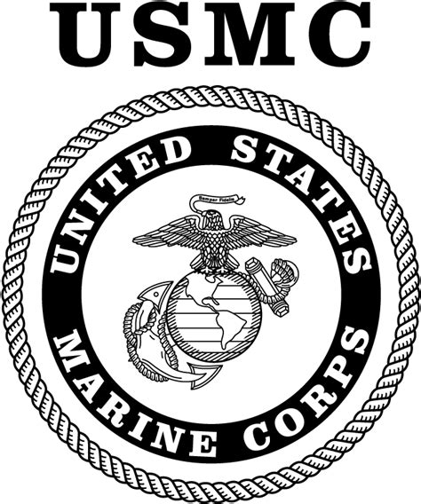 Marine Corps Logo - United States Marine Corps Logo Black And White ...