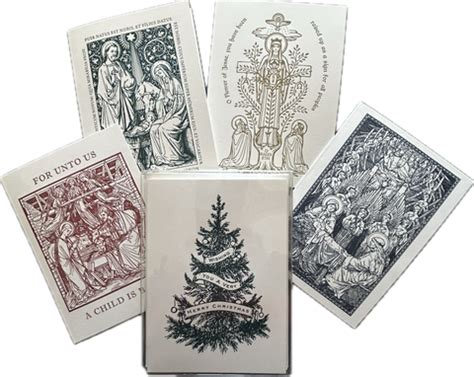 Assorted Set Letterpress Christmas Cards – Dumb Ox Publications