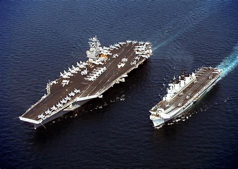 q1 The Queen Elizabeth-class carriers are closer in size to a Nimitz ...