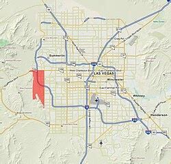 Map Of Summerlin Nv