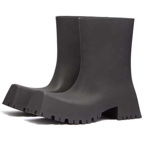 Balenciaga Trooper Rubber Boot Black | END. (IT)