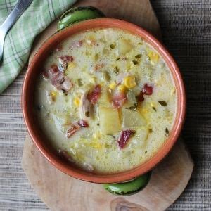 Turkey Bacon and Corn Chowder