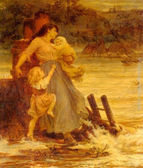 Frederick Morgan A Flood Painting | Best Paintings For Sale