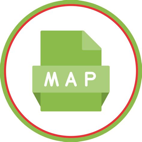 Map File Format Icon 15571333 Vector Art at Vecteezy