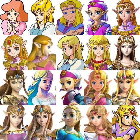 [ALL] Evolution of Princess Zelda : zelda