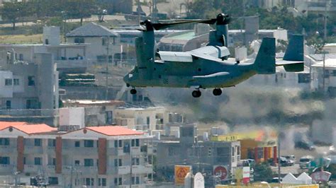 Okinawa governor demands suspension of Osprey flights after deadly ...