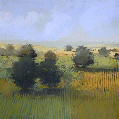 Paul Balmer — Summer Landscape 24x24 Oil on Canvas | Art painting ...