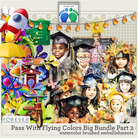 Pass With Flying Colors Big Bundle Part 2 | Digital Art