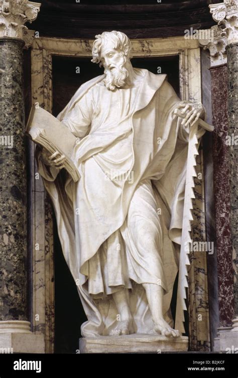 Simon the Zealot, apostle, statue at the Basilica of St. John Lateran ...