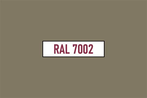 RAL 7002 - Szary oliwkowy (Olive grey)