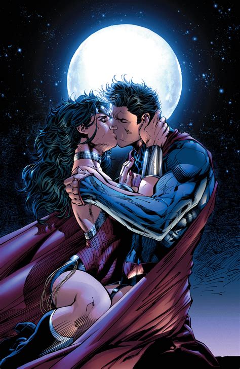 Superman and Wonder Woman Kiss While the Justice League Falls Apart