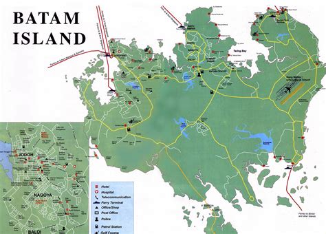 Large Batam Island Maps for Free Download and Print | High-Resolution ...