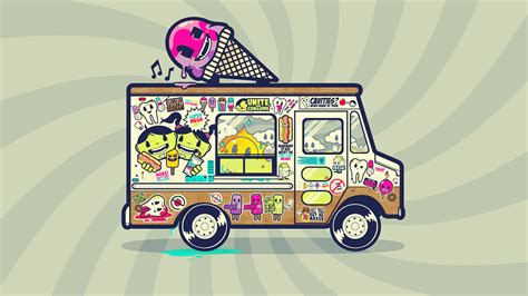 Ice Cream Truck Hd Wallpapers Backgrounds Wallpaper Abyss | Hot Sex Picture