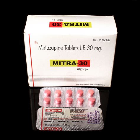 MITRA Mirtazapine 30 Mg And 15 Mg And 7.5 Mg Tablet, Prescription ...