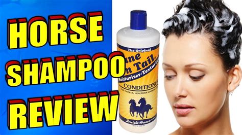 Horse Shampoo For Human Hair Growth - Mane 'N Tail Review - YouTube