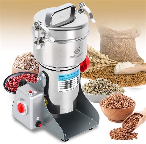 Buy Ridgeyard 700g Electric Grain Grinder Mill Powder Machine Mill Grinder Coffee Grinder for ...