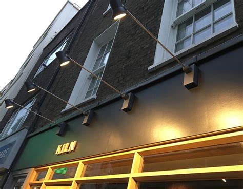 Exterior lighting project for a restaurant in Soho | Exterior lighting ...