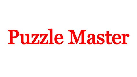 Puzzle Master • Challenge your mind • Get 10% OFF – List-ALL.com