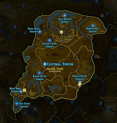 Zelda: Breath of the Wild shrine maps and locations - Polygon | Legend ...