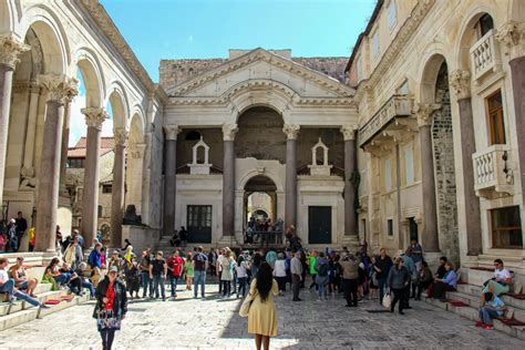 Exploring Diocletian's Palace in Split, Croatia