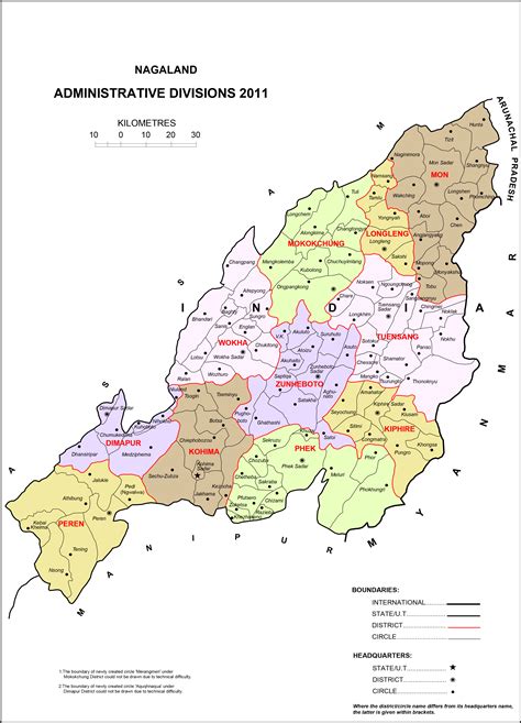 High Resolution Map of Nagaland [HD] - BragitOff.com