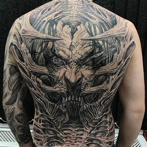 Demon Tattoo | Back tattoos for guys, Back tattoos, Demon tattoo