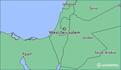 Where is West Jerusalem, Israel? / West Jerusalem, Jerusalem District Map - WorldAtlas.com