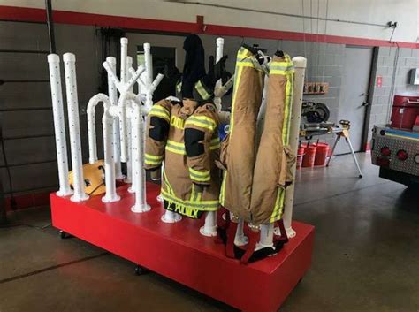 Woodlands firefighter invents unique uniform dryer