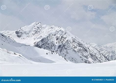 Snow Mountain at Khunjerab Pass in Gilgit-Baltistan Region in Pakistan Stock Image - Image of ...