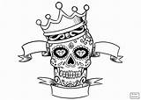 Skull Coloring Pages For Adults  Best Kids sketch template