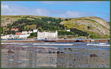 Llandudno - North Shore Beach, located in beatifully sunny Conwy