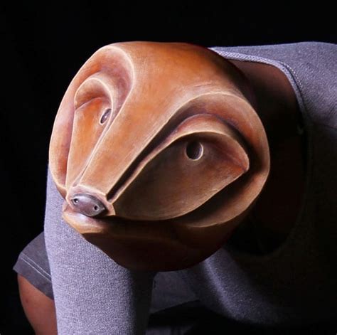 Badger Mask for Crow and Weasel by Theater-Masks.com