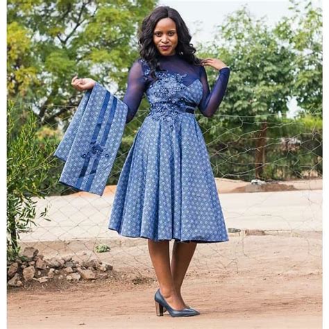 +5 Fabulous South African Shweshwe Dresses styles - shweshwe 4u